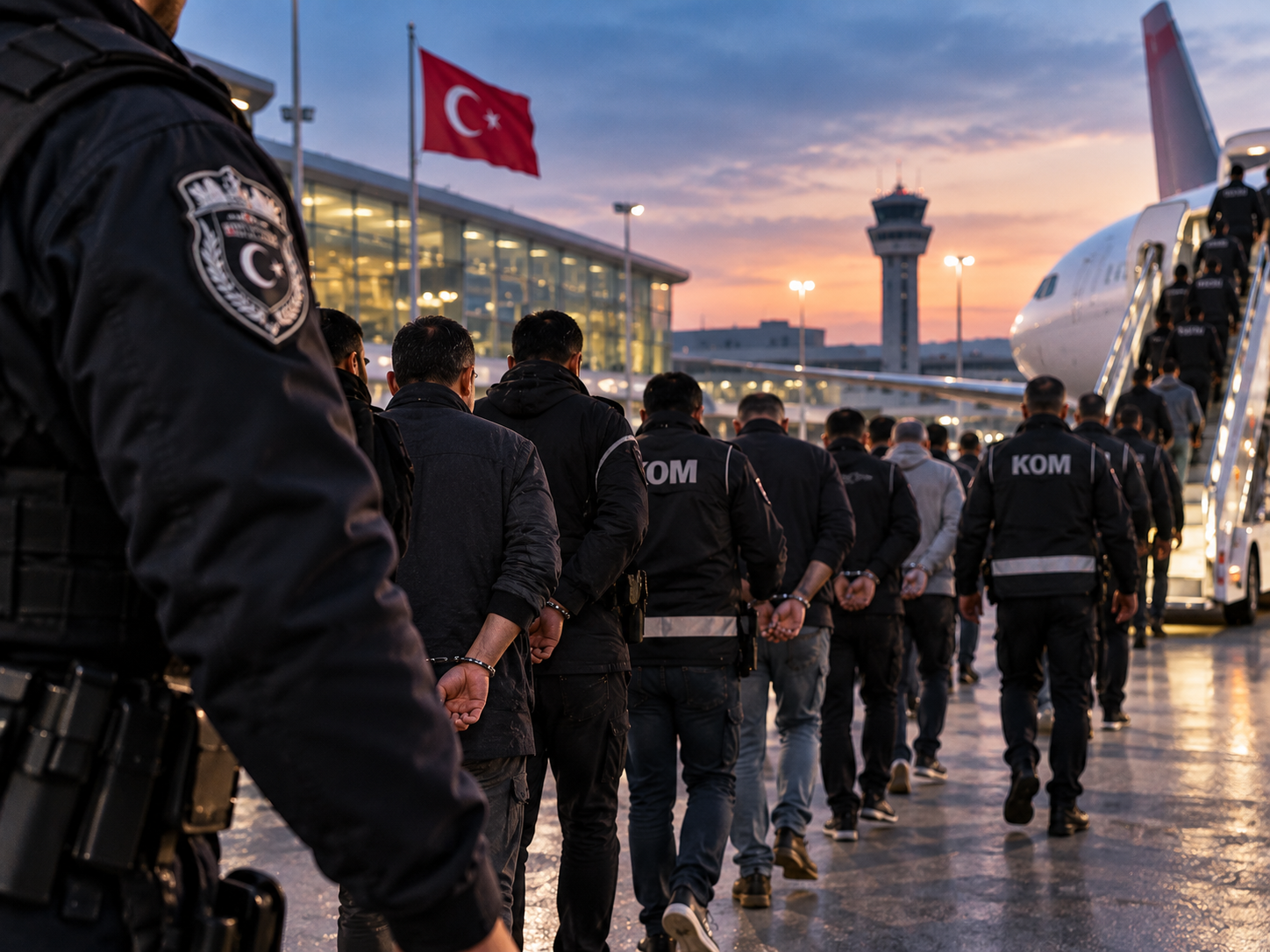 Kırmızı bülten ve ulusal seviyede aranan 76 kişi getirildi