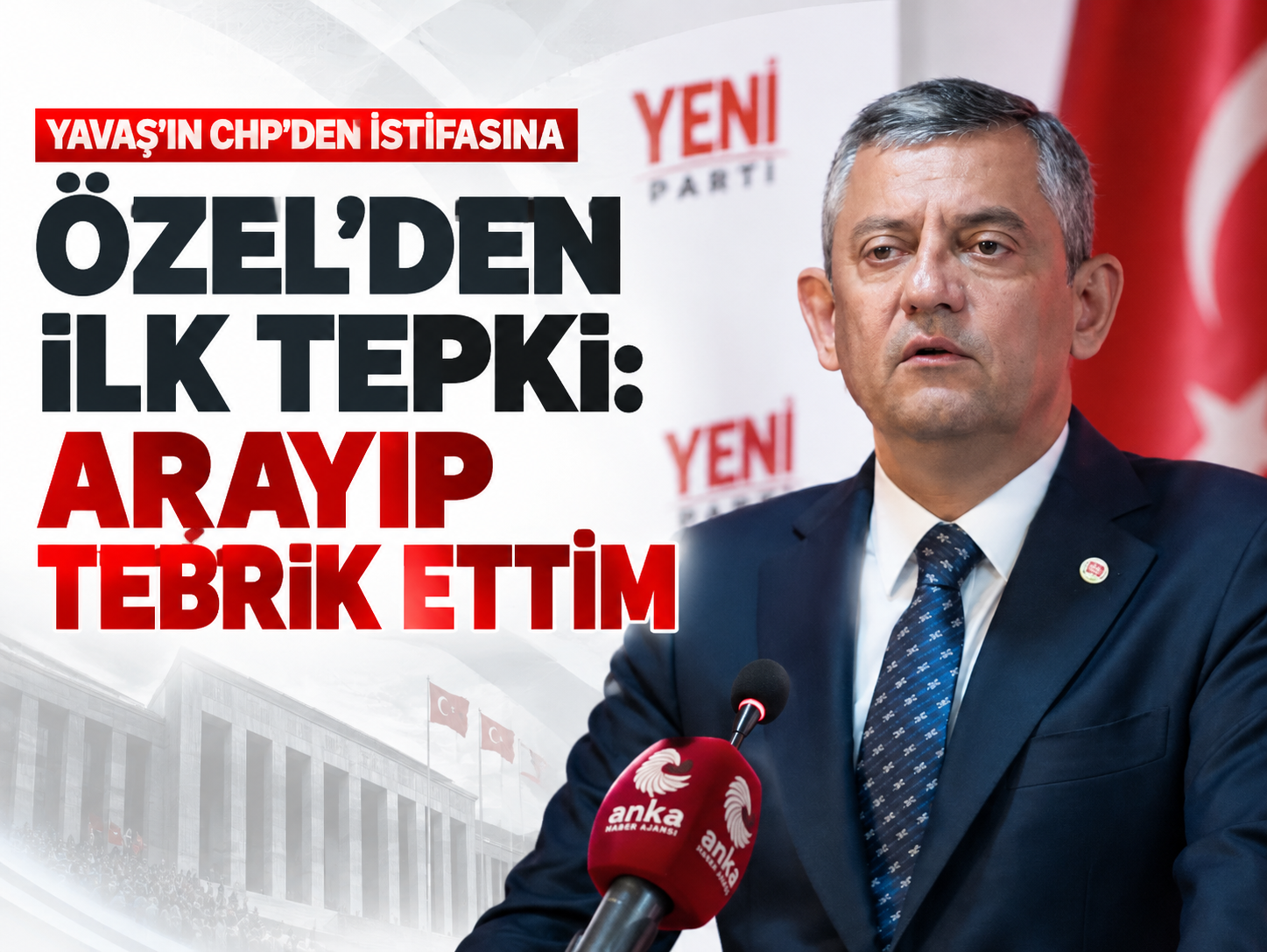 Yavaş'ın CHP'den istifasına Özel'den ilk tepki: Arayıp tebrik ettim