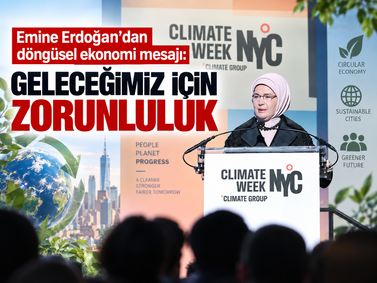 Emine Erdoğan'dan döngüsel ekonomi mesajı: Geleceğimiz için zorunluluk