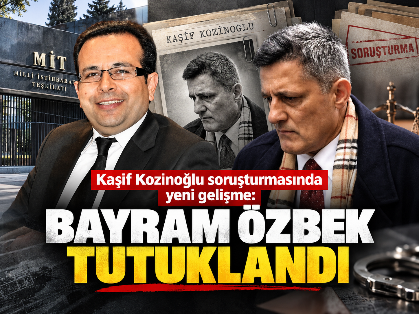 Kaşif Kozinoğlu soruşturmasında yeni gelişme: Bayram Özbek tutuklandı