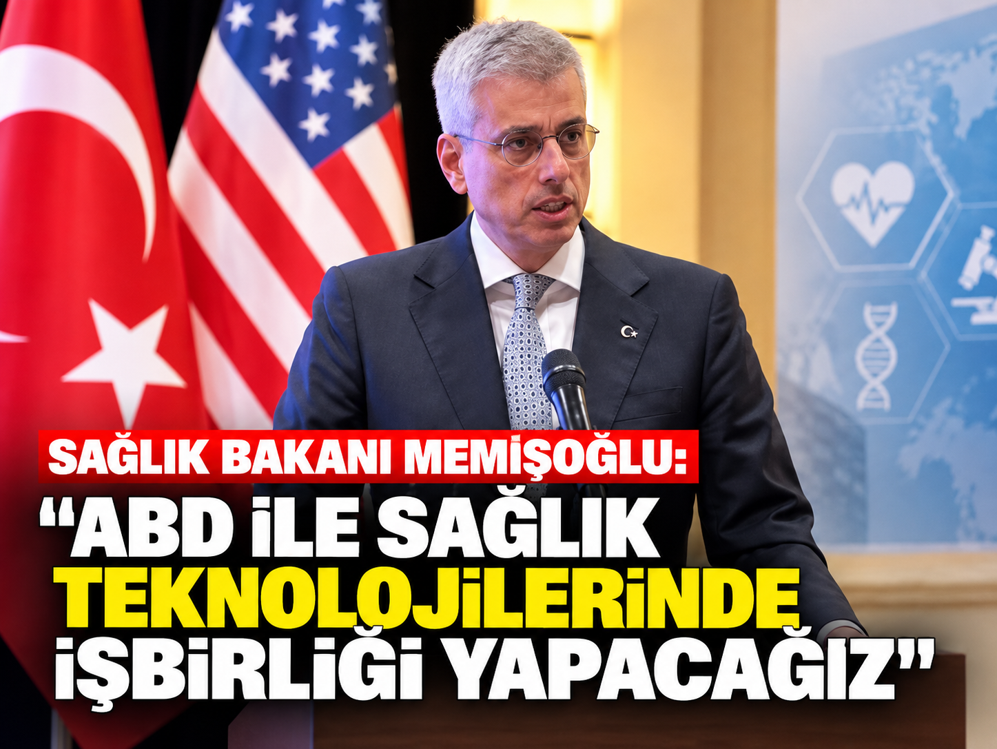 Sağlık Bakanı Memişoğlu: "ABD ile sağlık teknolojilerinde işbirliği yapacağız"