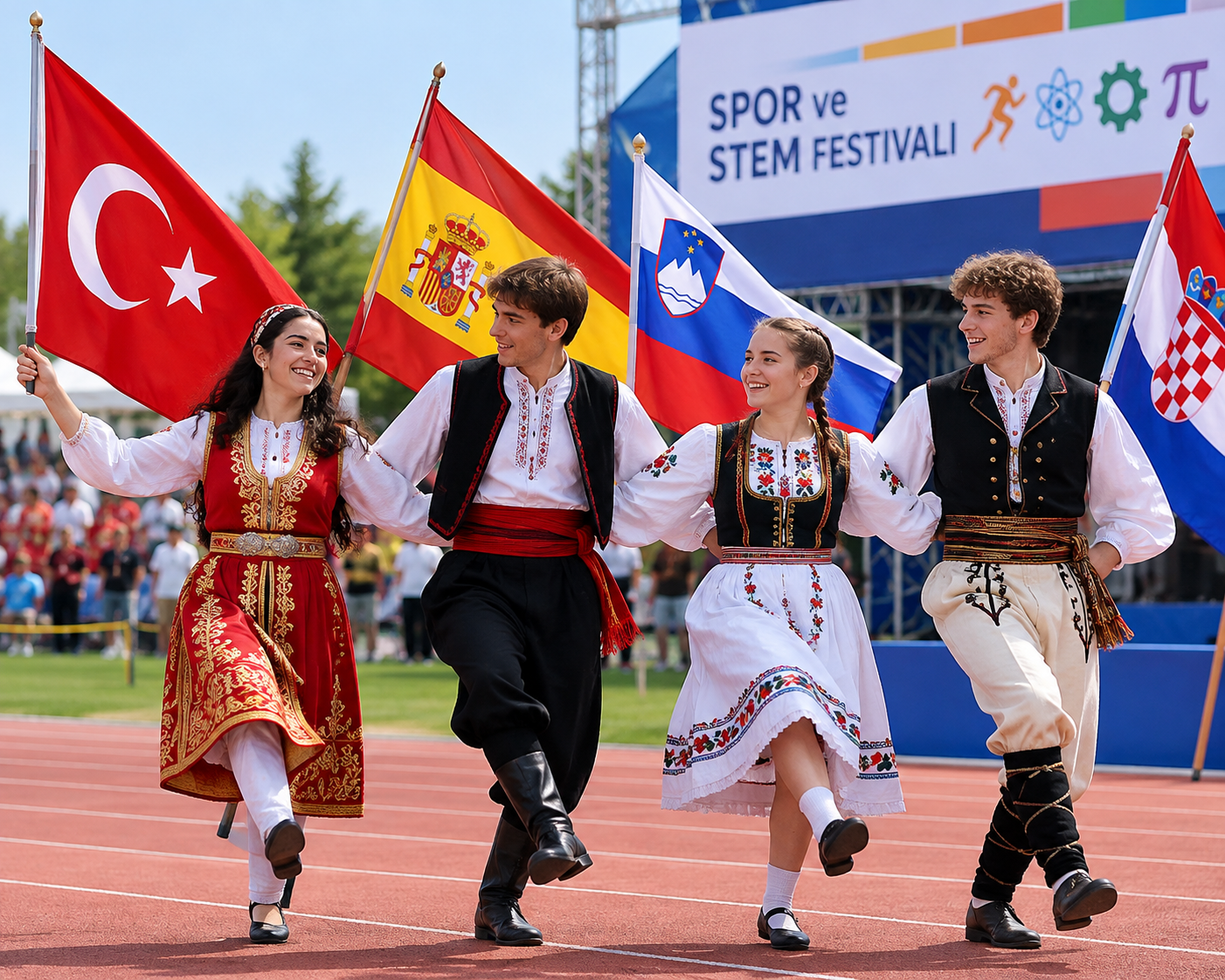 Bilim laboratuvardan çıktı, spor sahasına indi