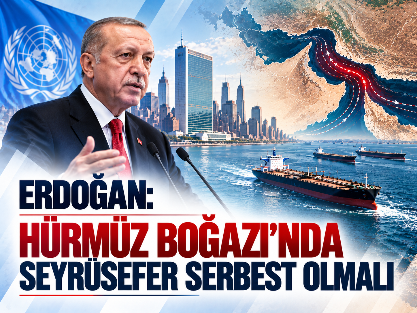 Erdoğan’dan New York’ta Hürmüz Boğazı açıklaması