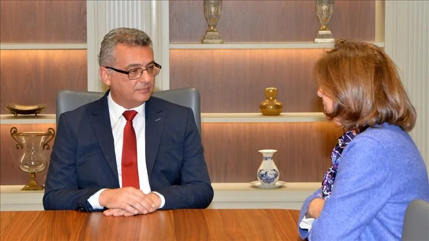 KKTC Cumhurbaşkanı Erhürman New York'ta BM Temsilcisi Cuellar ile görüştü
