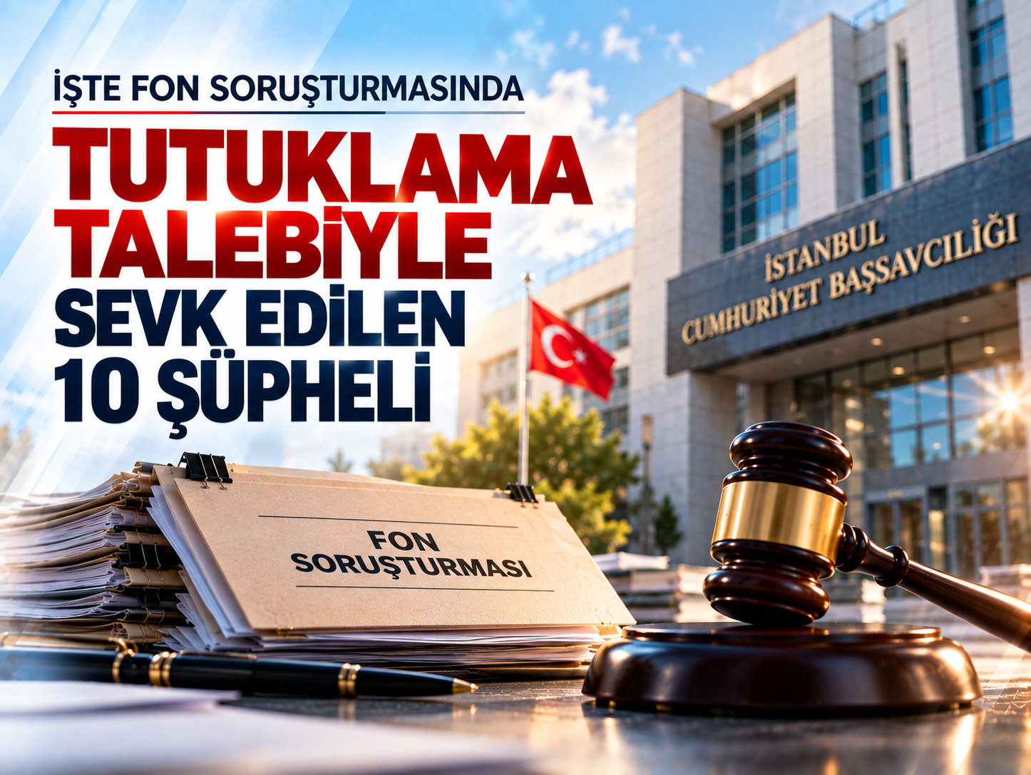 İşte fon soruşturmasında tutuklama talebiyle sevk edilen 10 şüpheli