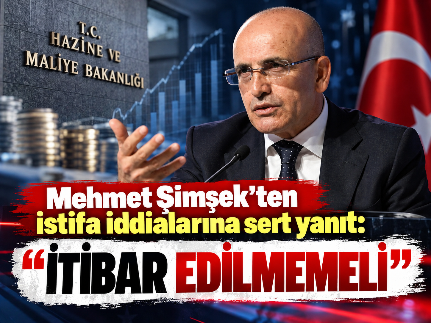 Mehmet Şimşek'ten istifa iddialarına sert yanıt: "İtibar edilmemeli"