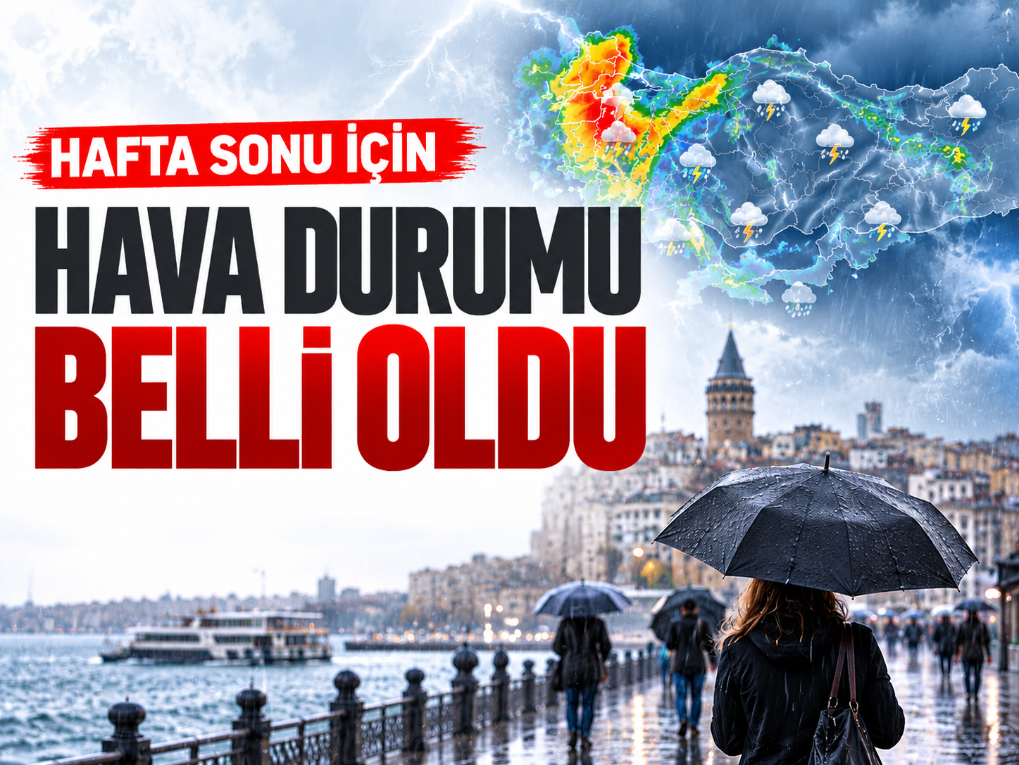 Meteoroloji uyardı: Hafta sonu sağanak geliyor
