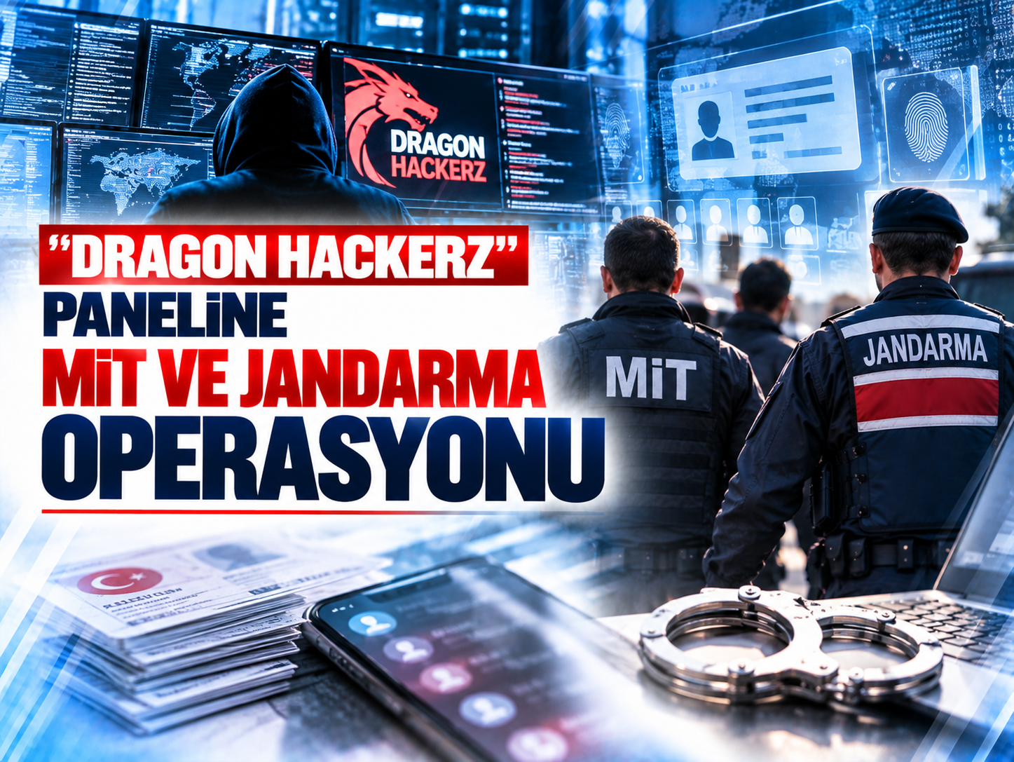 “Dragon Hackerz” paneline MİT ve Jandarma operasyonu