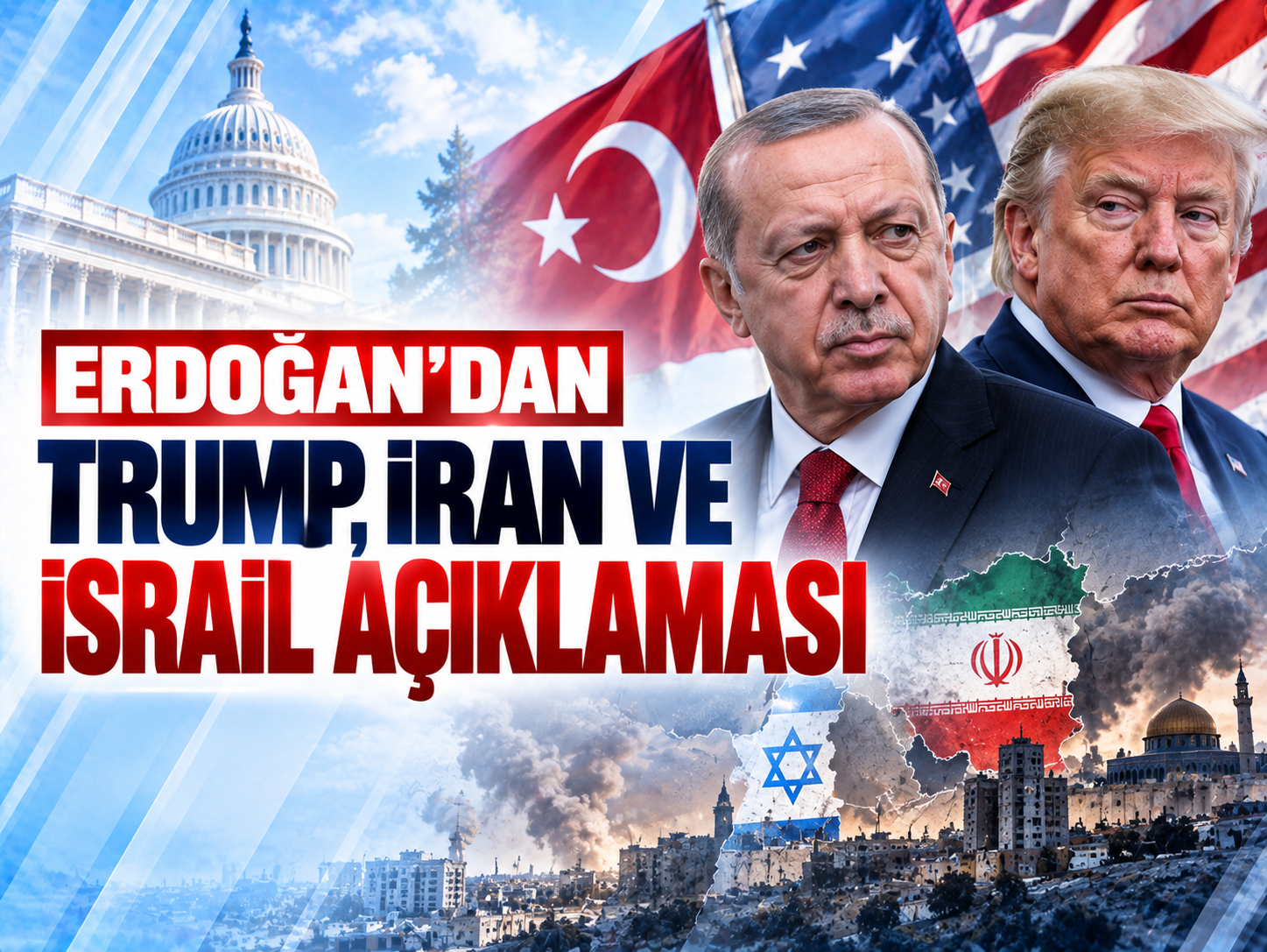 Erdoğan’dan Trump, İran ve İsrail açıklaması