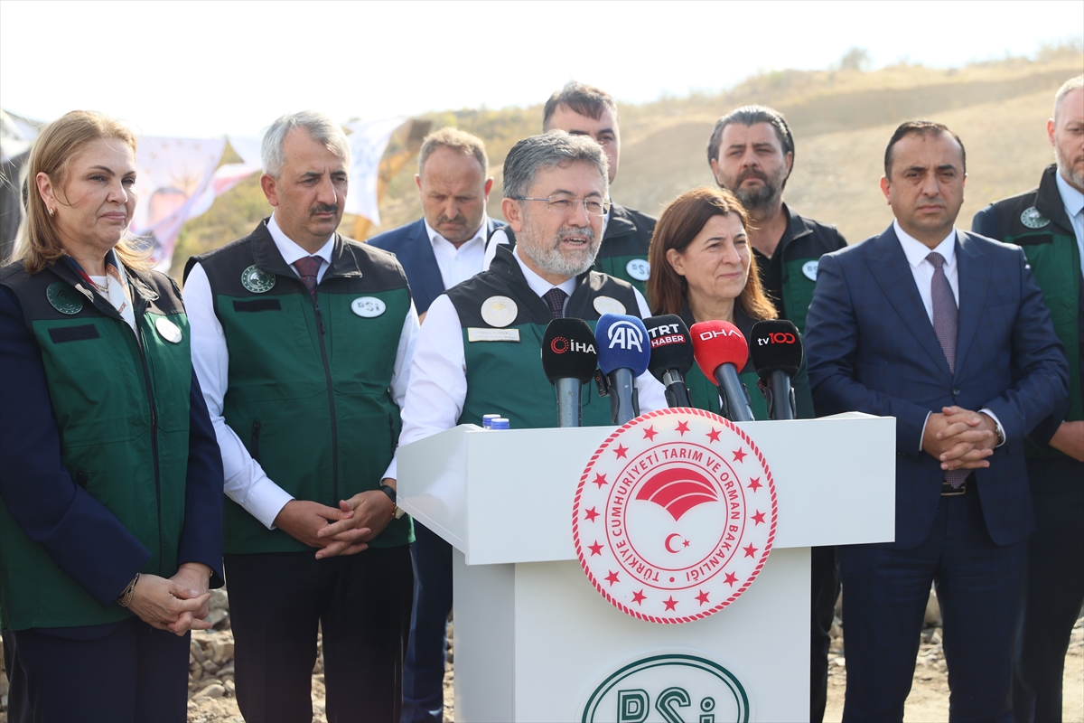 Bakan Yumaklı Çömlekköy Barajı'nı inceledi: 2028'de tamamlanacak