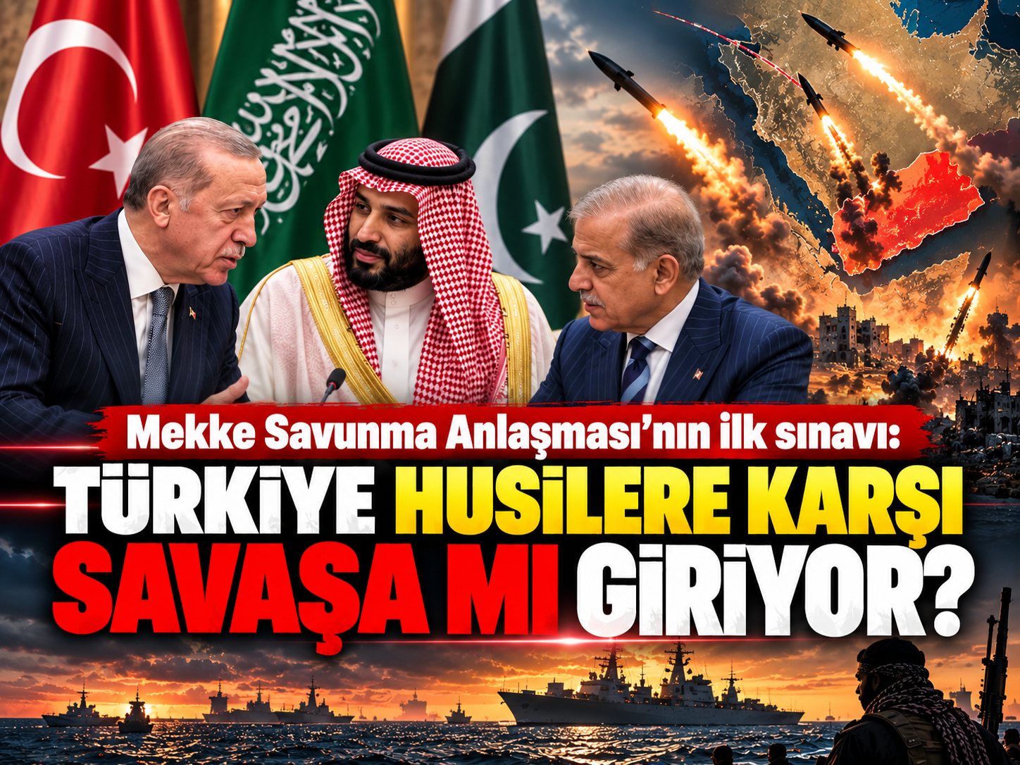 Mekke Savunma Anlaşması'nın ilk sınavı: Türkiye Husilere karşı savaşa mı giriyor?
