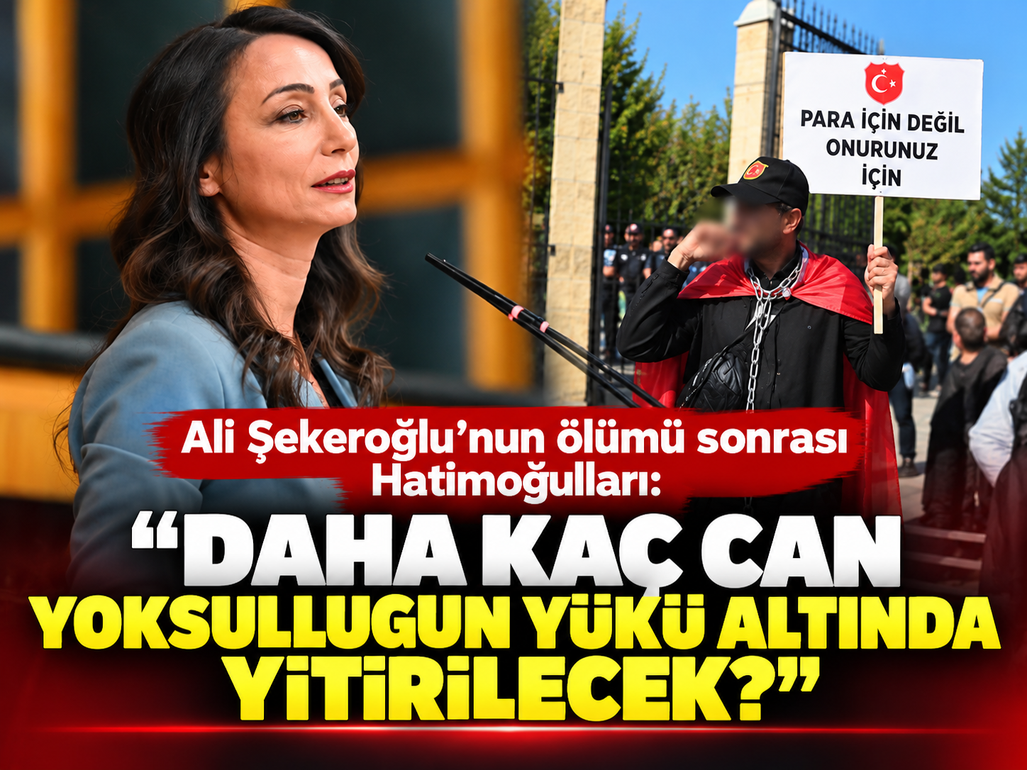 Ali Şekeroğlu'nun ölümü sonrası Hatimoğulları: “Daha kaç can yoksulluğun yükü altında yitirilecek?”