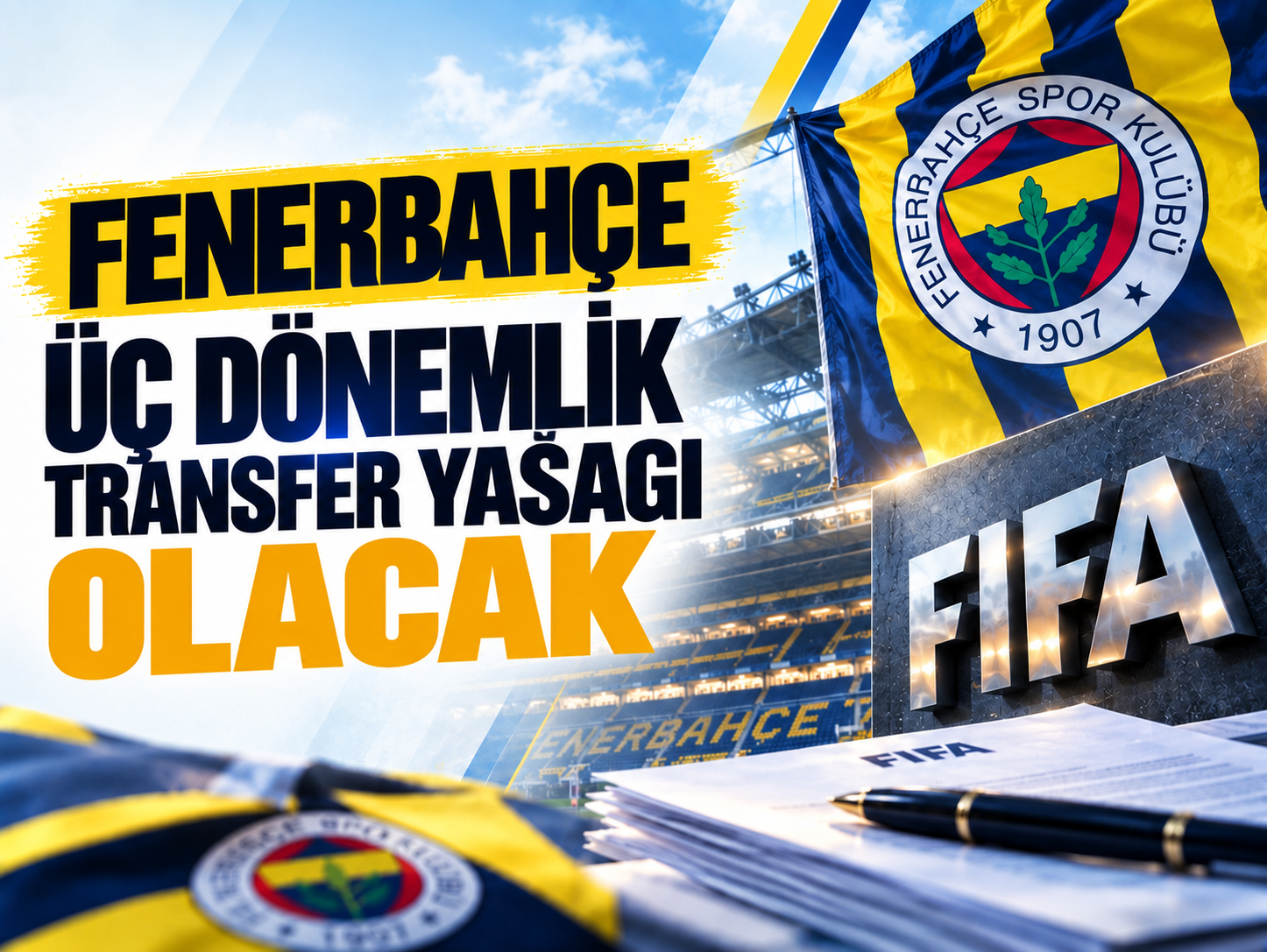 Fenerbahçe üç dönemlik transfer yasağı için tarih verdi