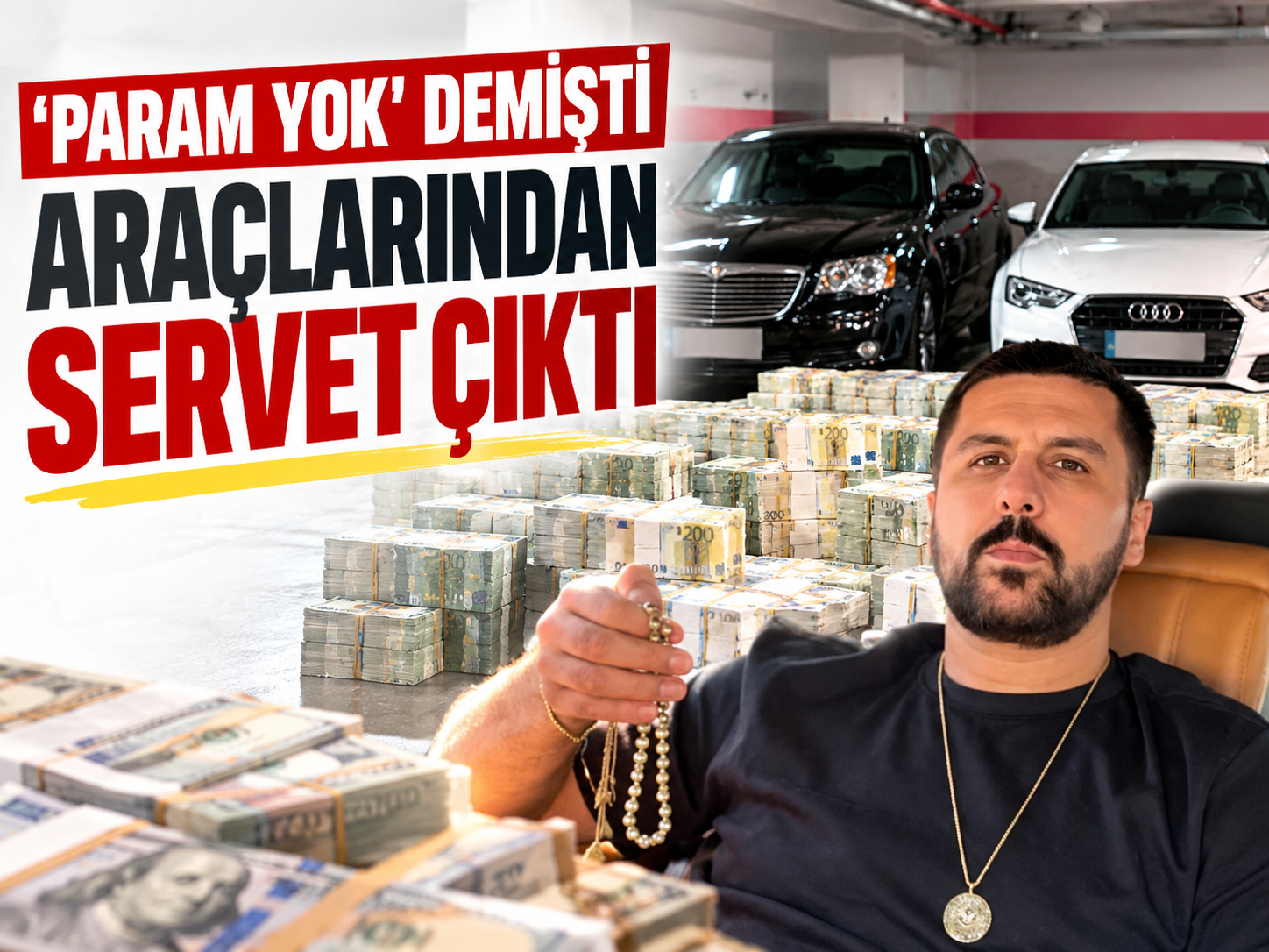 Vanlı Kara Haydar'ın araçlarından 934 milyon liralık döviz çıktı