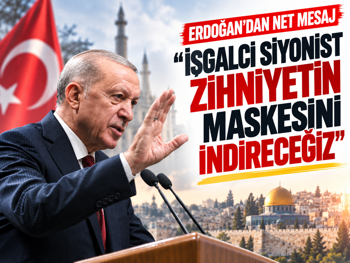Erdoğan’dan Gazze mesajı: “Ne yaparlarsa yapsınlar, geri adım atmayacağız”