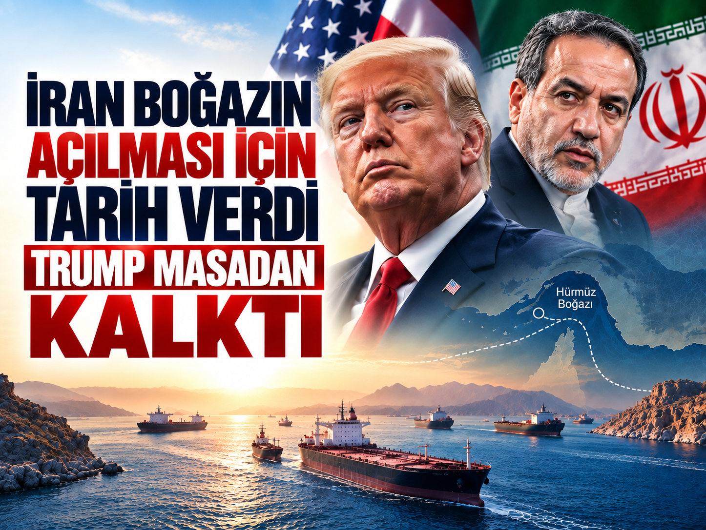 İran Boğaz’ın açılması için tarih verdi, Trump masadan kalktı