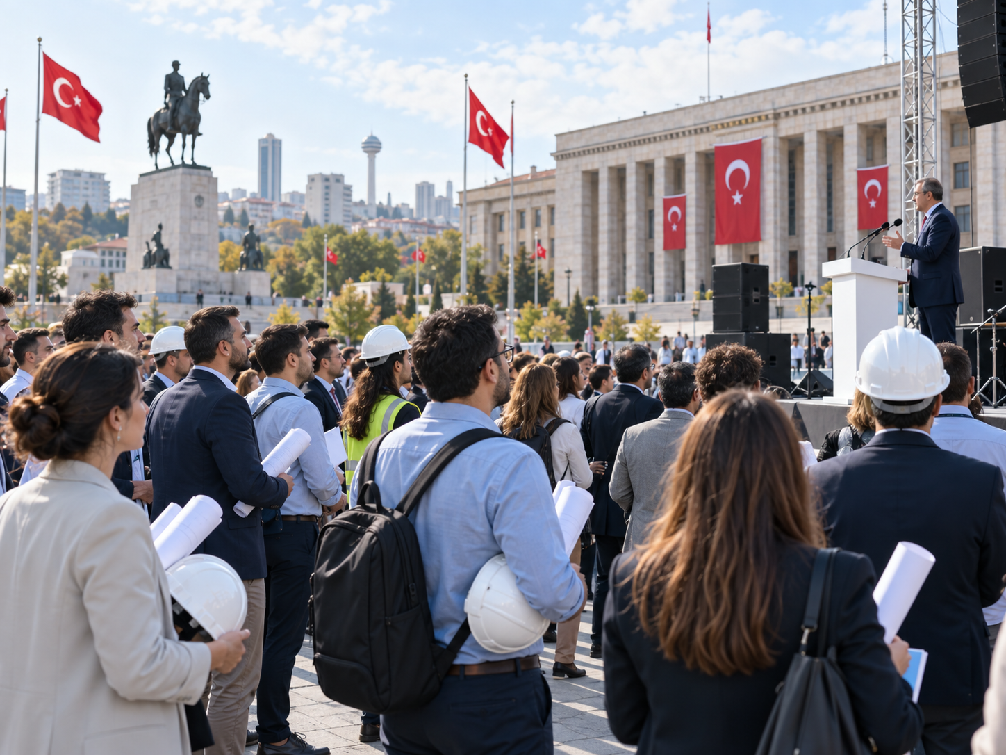 Mühendis Tek-Sen Ankara’da miting düzenledi: Teknik personelden özlük hakkı çağrısı