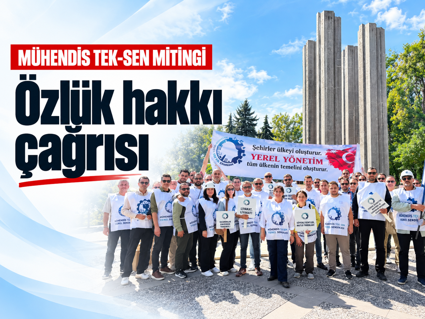 Mühendis Tek-Sen Ankara’da miting düzenledi: Teknik personelden özlük hakkı çağrısı
