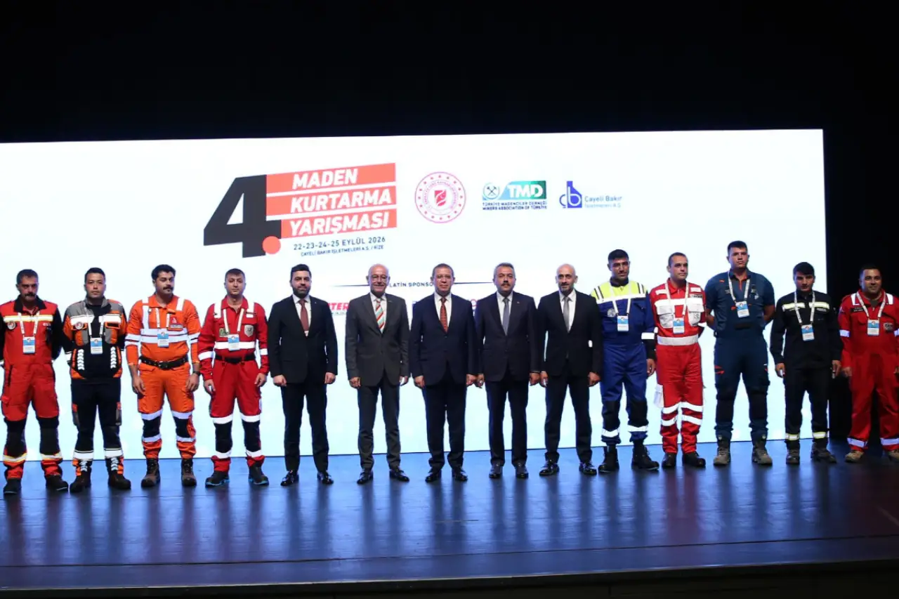 4. Maden Kurtarma Yarışması'nın şampiyonu Türk Altın İşletmeleri oldu