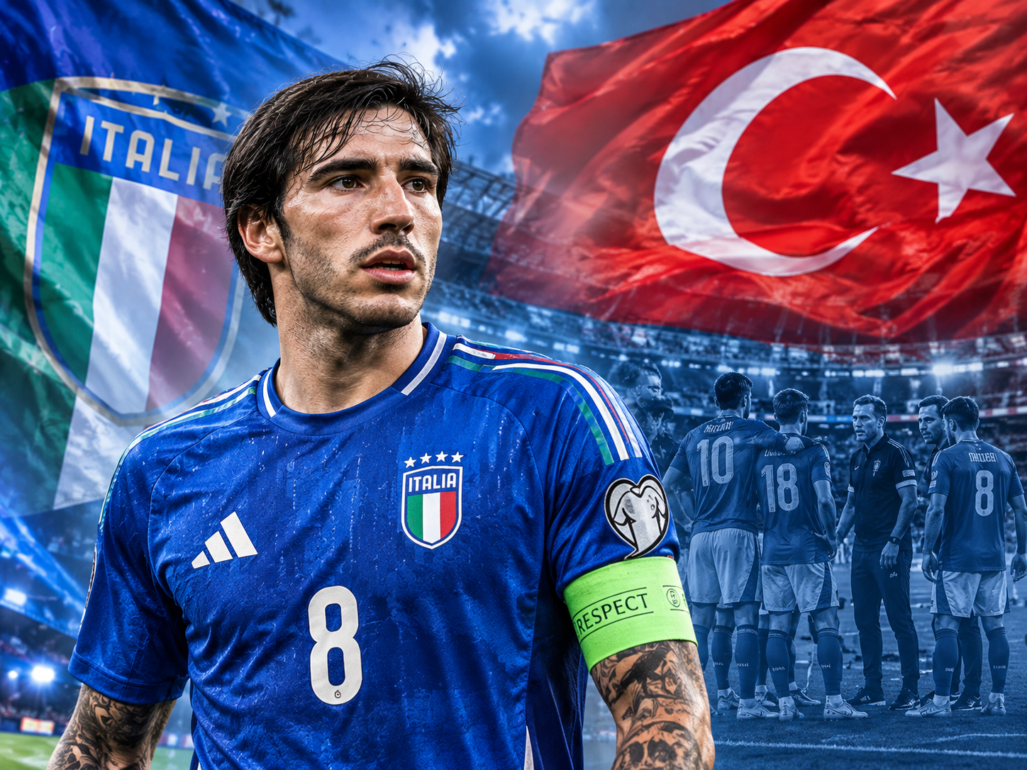 Sandro Tonali: “Geçmişi unutup Türkiye maçına odaklanıyoruz”