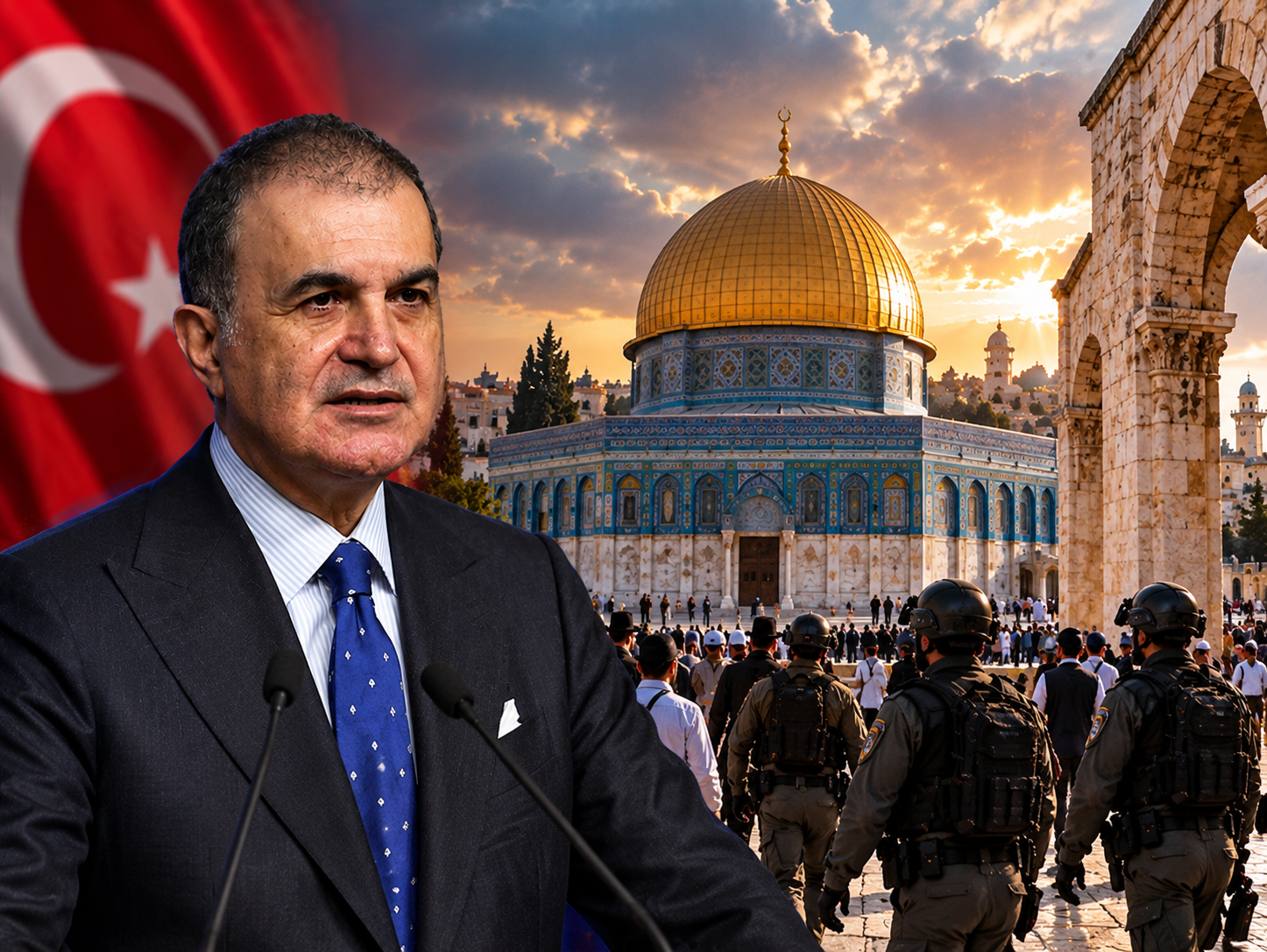 Ömer Çelik: Mescid-i Aksa Müslümanların kırmızı çizgisidir