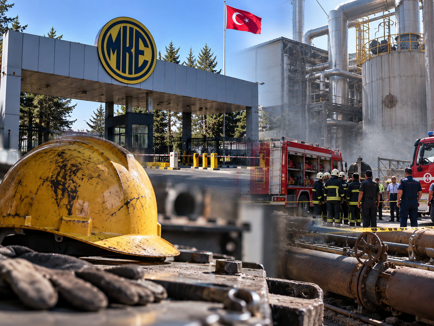 MKE Gazi Fişek Fabrikası'nda acı olay: 1 işçi hayatını kaybetti