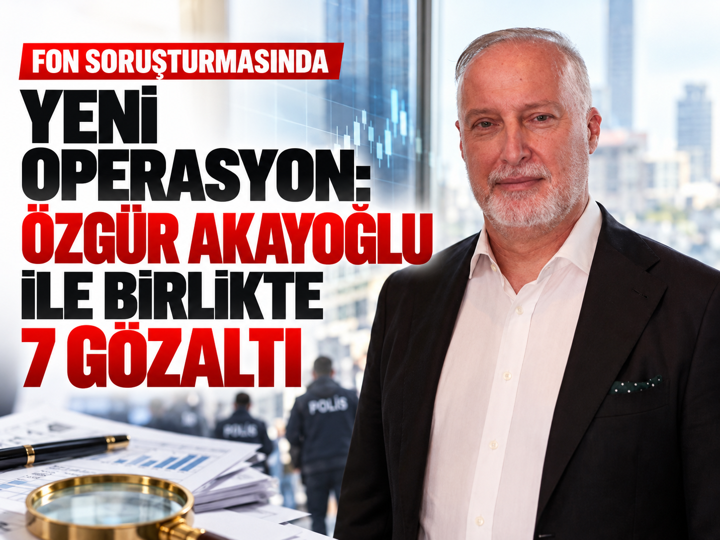 Fon soruşturmasında yeni operasyon: Özgür Akayoğlu ile birlikte 7 gözaltı