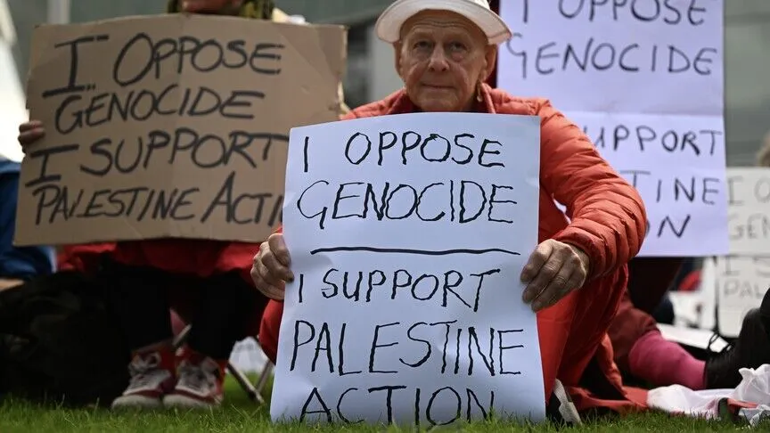 İngiltere'de Palestine Action: Gazze'deki soykırımı tanıyın