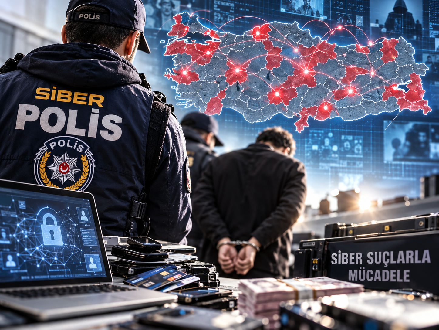 25 ilde siber operasyon: 286 kişi tutuklandı