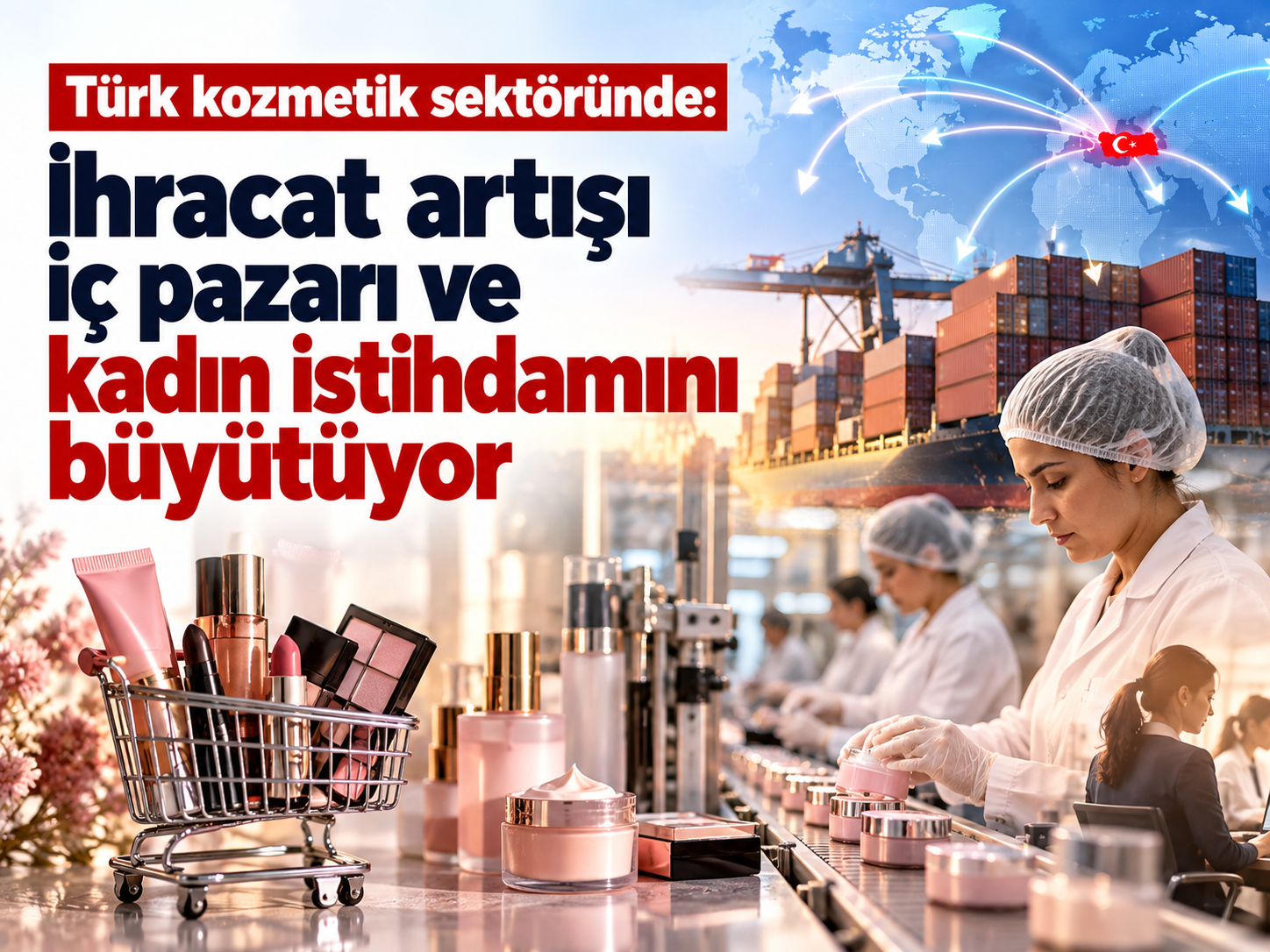 Türk kozmetik sektöründe: İhracat artışı iç pazarı ve kadın istihdamını büyütüyor