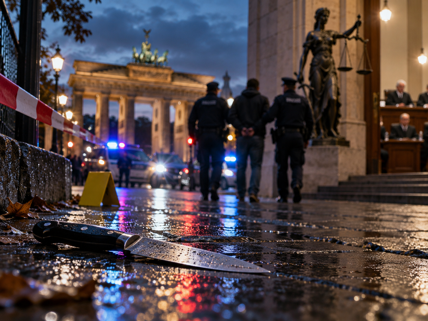 Berlin'de dehşet: 9 yerinden bıçaklayan sanığa 21 yıl hapis istemi
