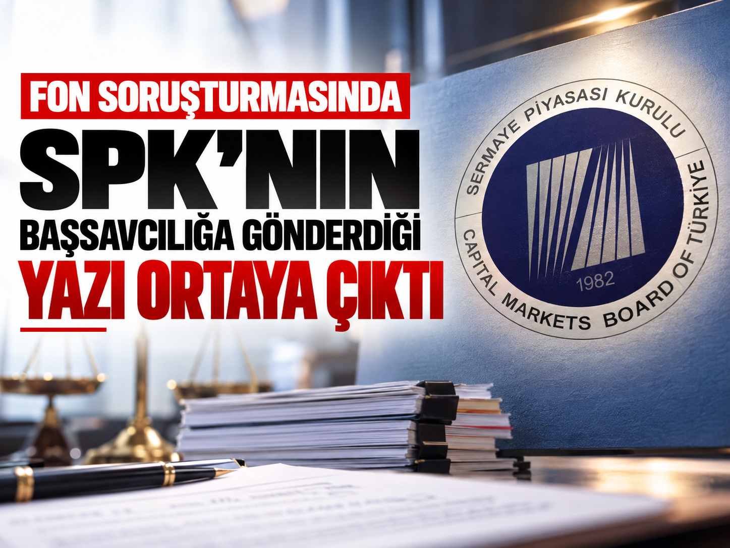 Fon soruşturmasında SPK'nın Başsavcılığa gönderdiği yazı ortaya çıktı