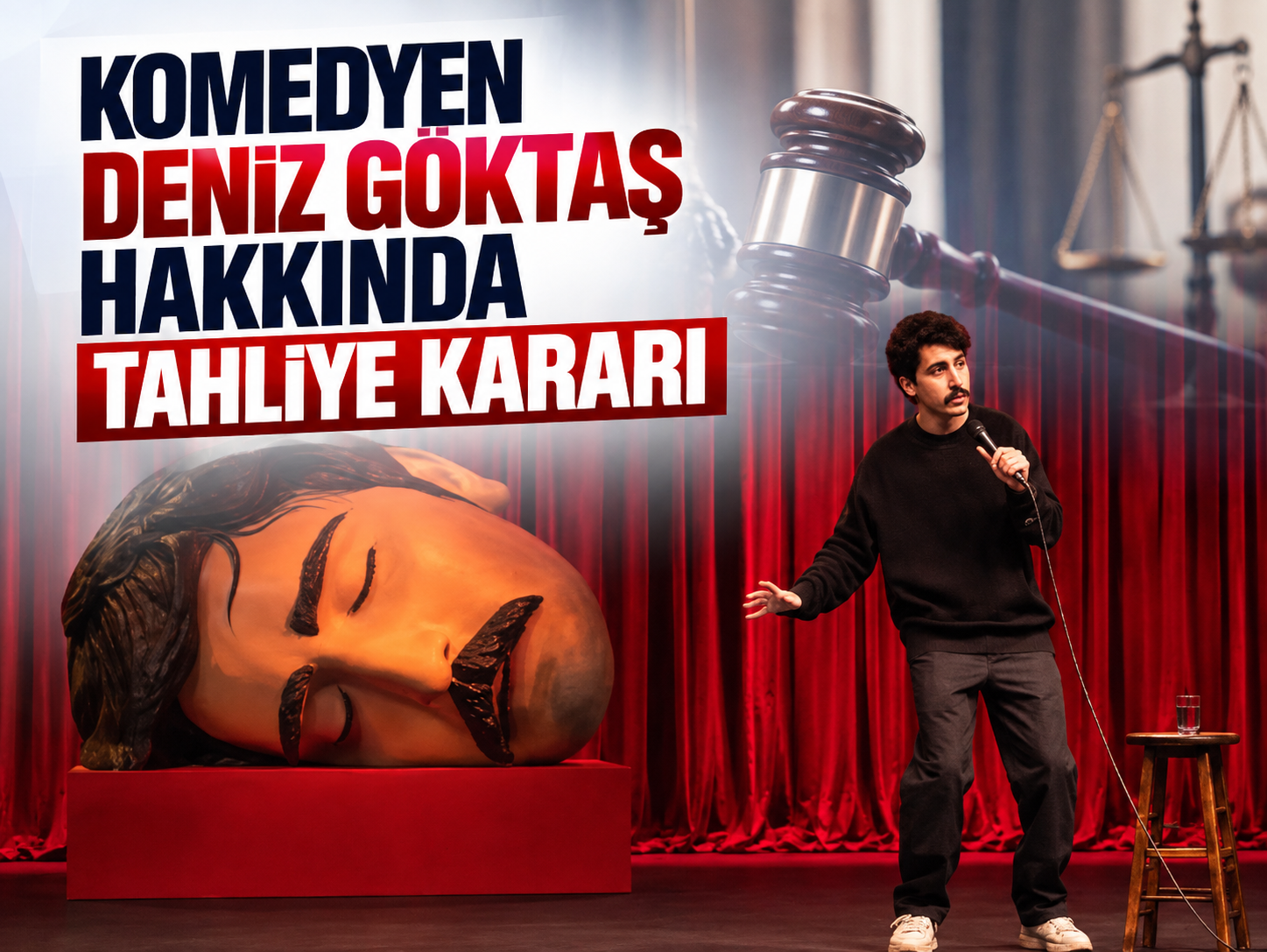 Komedyen Deniz Göktaş hakkında tahliye kararı