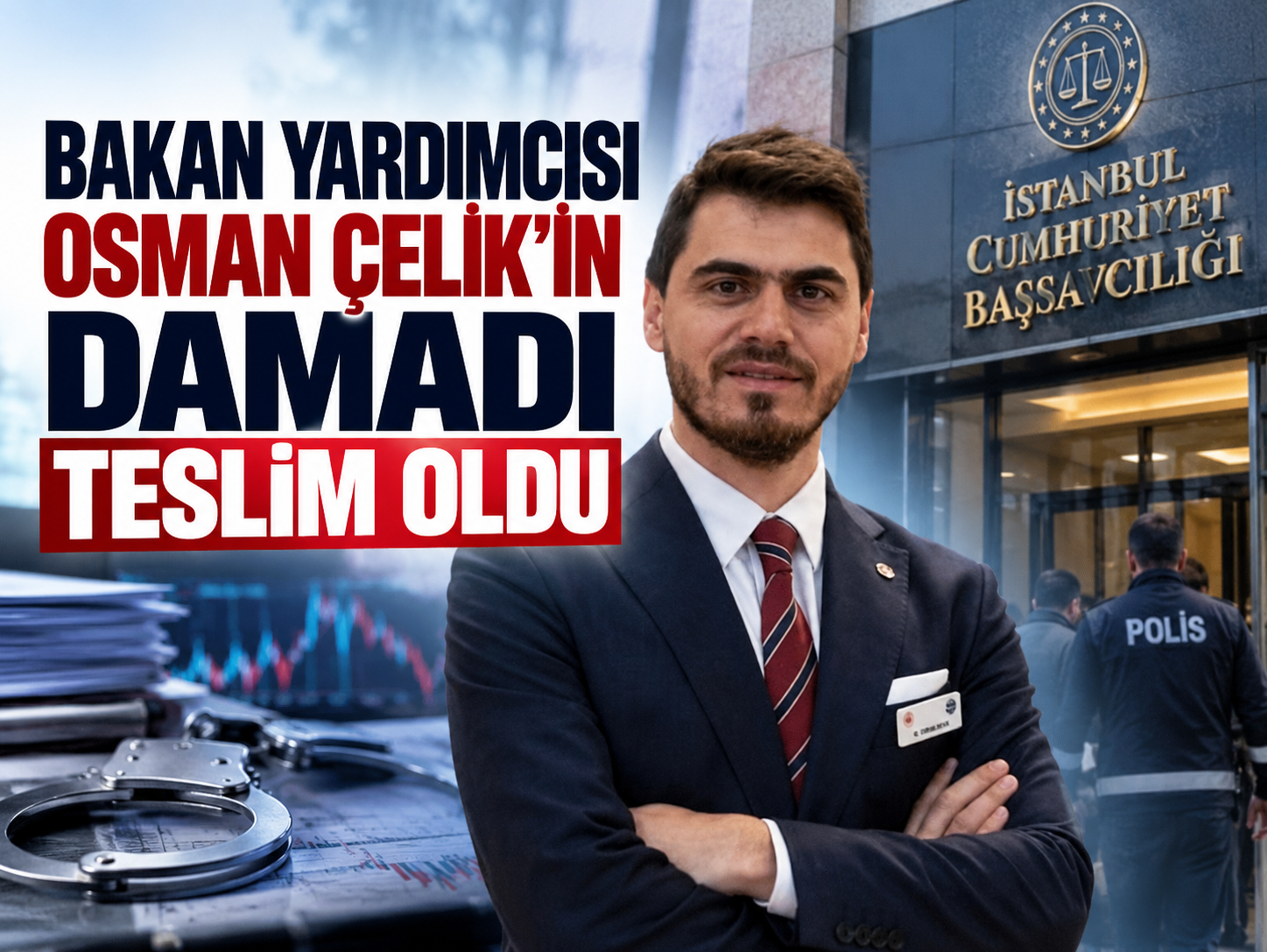 Bakan Yardımcısı Osman Çelik’in damadı teslim oldu