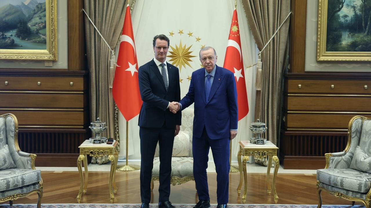 Cumhurbaşkanı Erdoğan, Hendrik Wüst’ü kabul etti