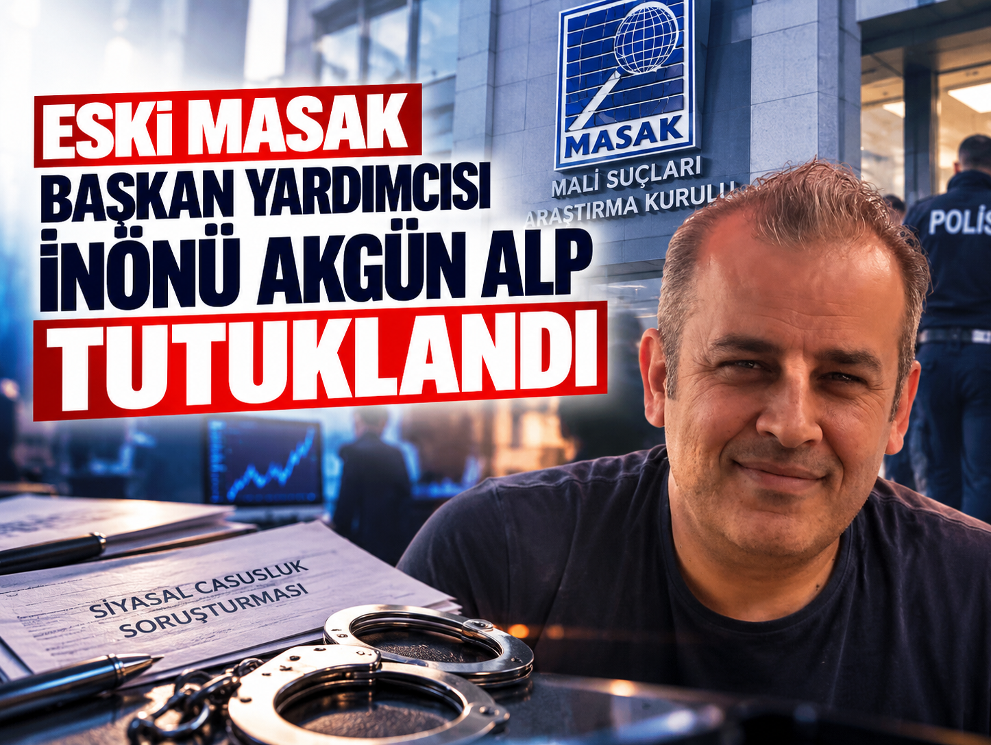 Eski MASAK Başkan Yardımcısı İnönü Akgün Alp tutuklandı