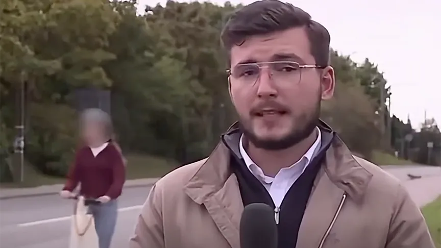 Polonya’da canlı yayın sırasında 14 yaşındaki çocuğa otomobil çarptı