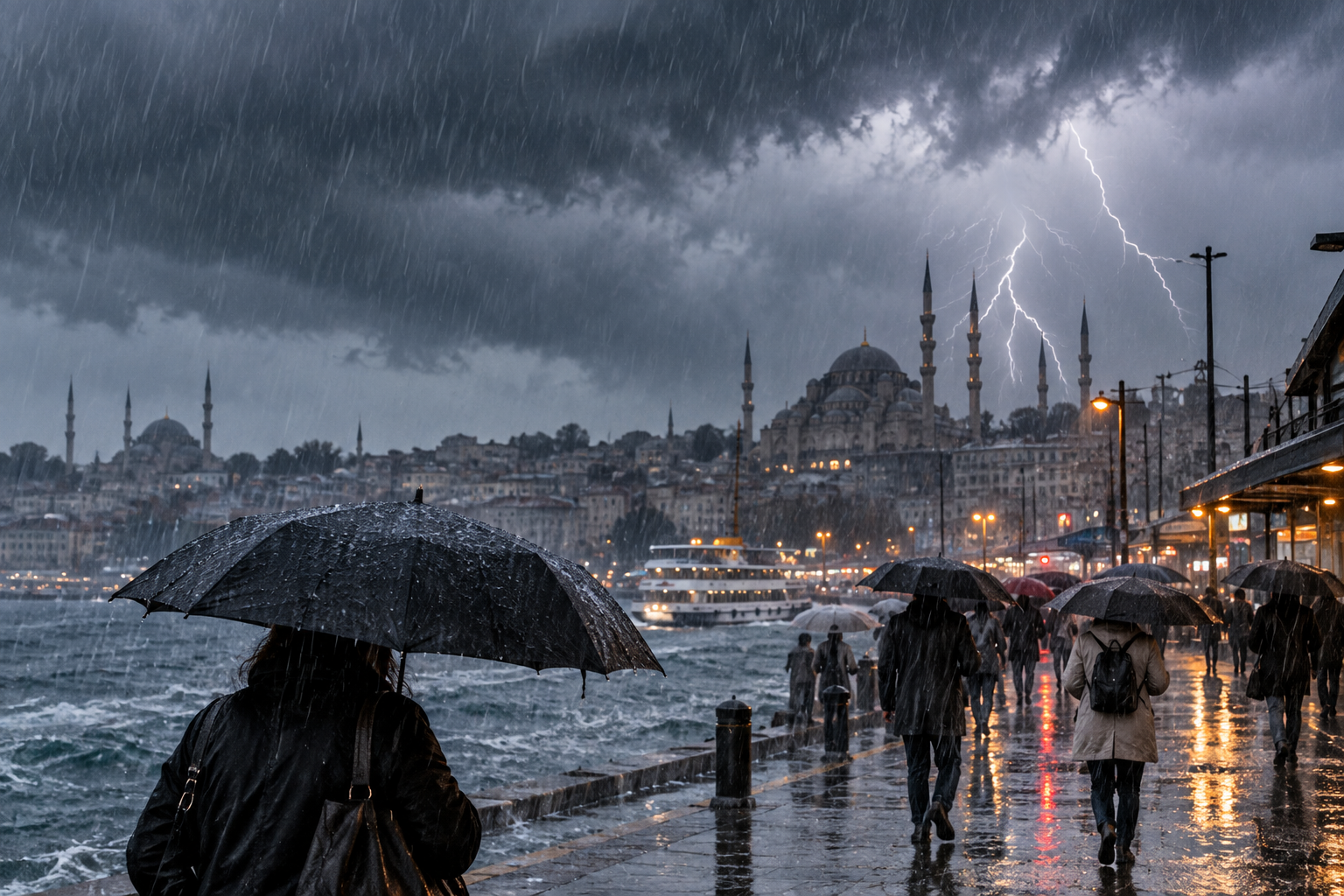 İstanbul'a kuvvetli yağış uyarısı: AKOM saat verdi