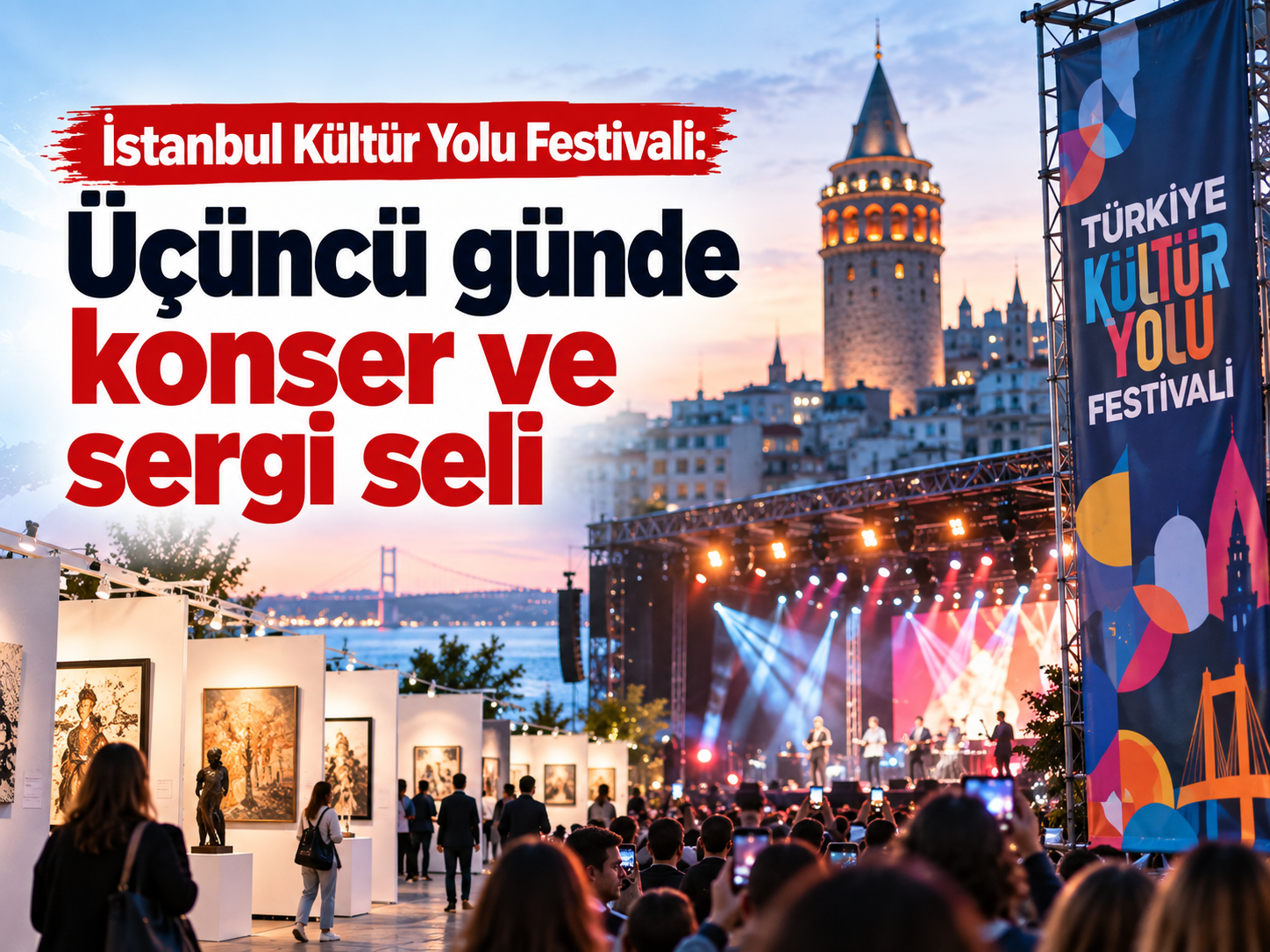 İstanbul Kültür Yolu Festivali: Üçüncü günde konser ve sergi seli