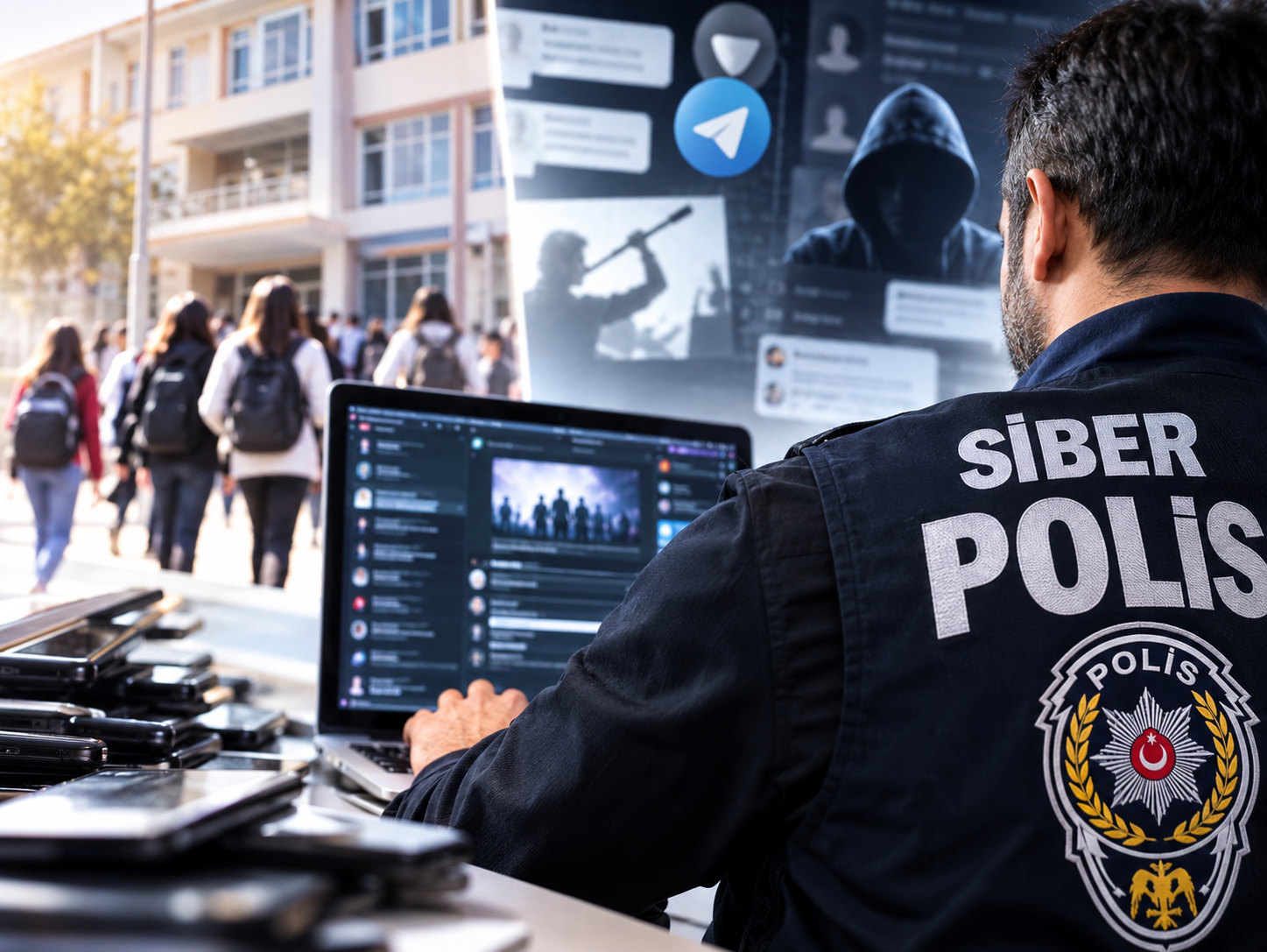 Okul saldırılarının ardından siber operasyon