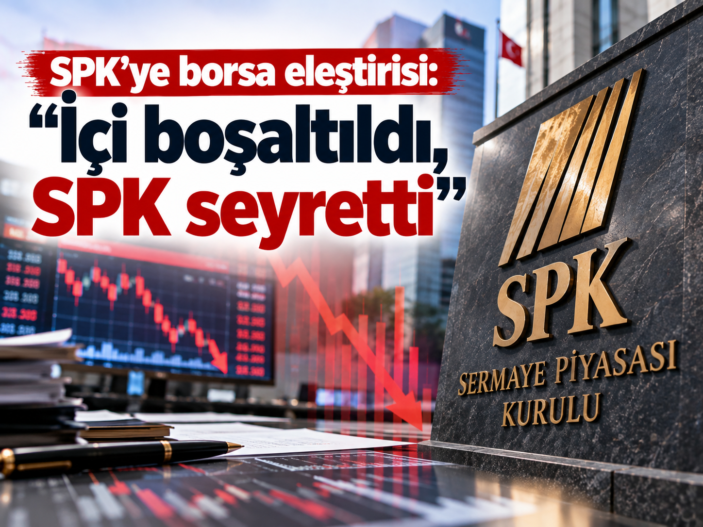 SPK'ye borsa eleştirisi: "İçi boşaltıldı, SPK seyretti"