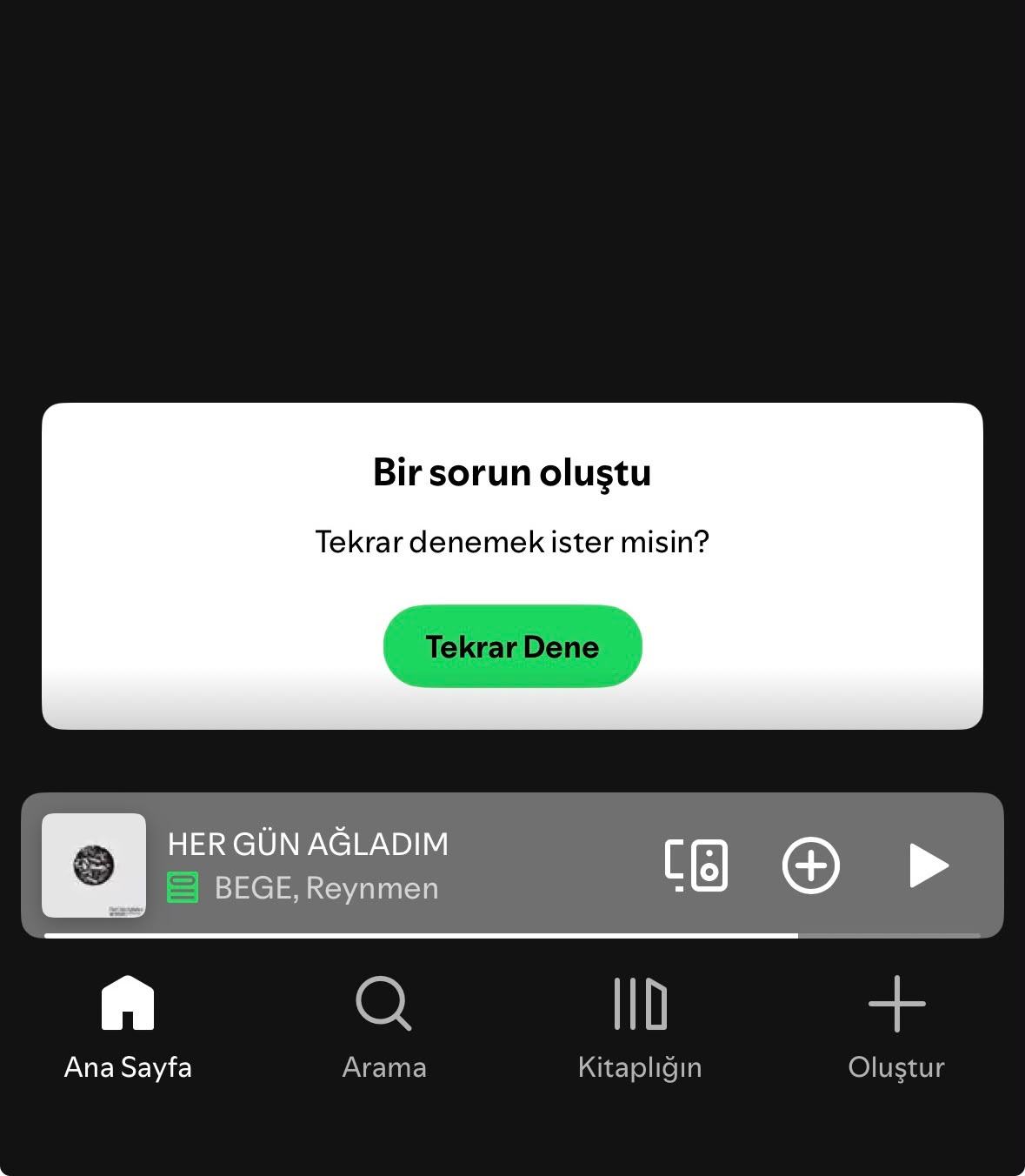 Spotify çöktü mü? Erişim sorunu yaşanıyor