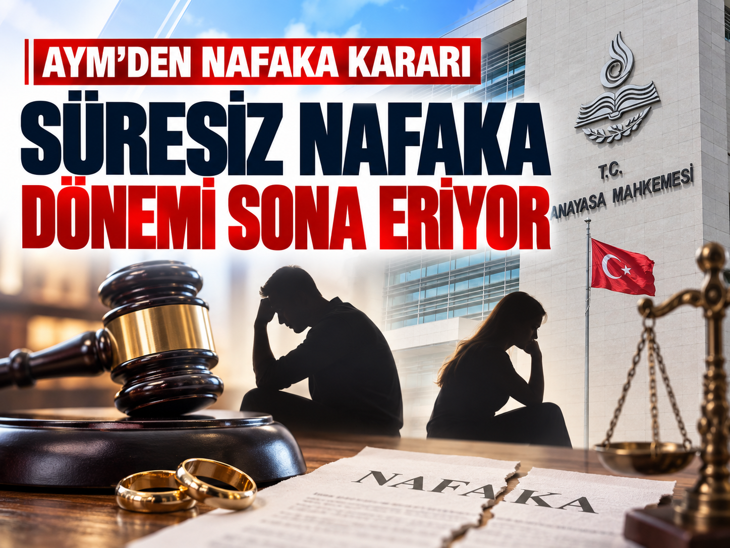 AYM'den süresiz nafaka kararı: “Süresiz olarak” iptal edildi