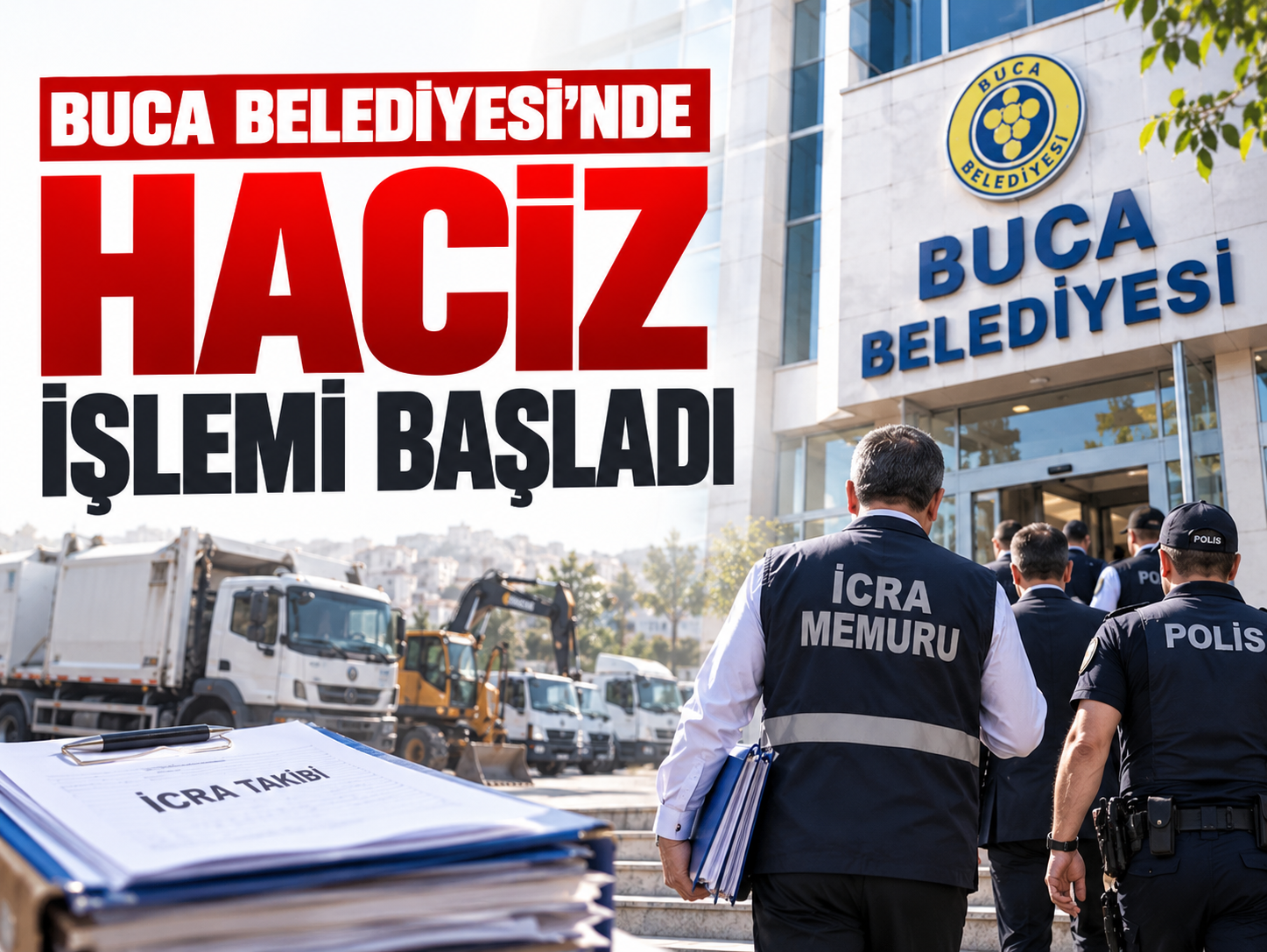 Buca Belediyesi’nde haciz: İcra ekipleri makam odalarında