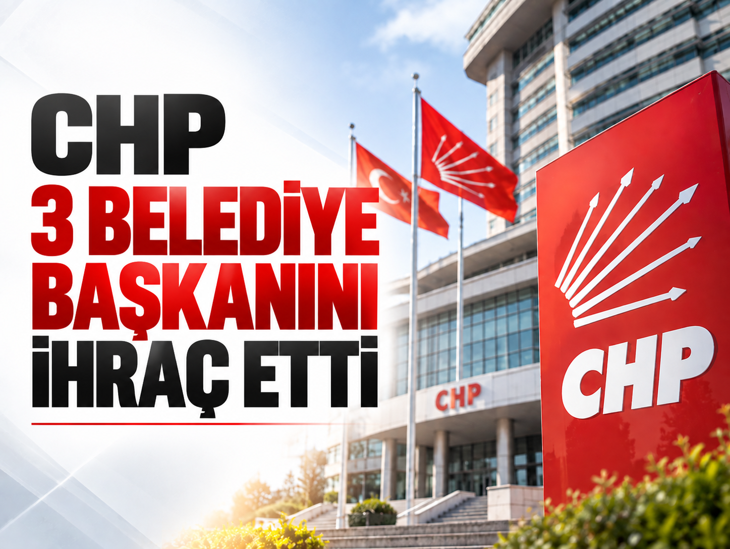 CHP 3 belediye başkanını ihraç etti