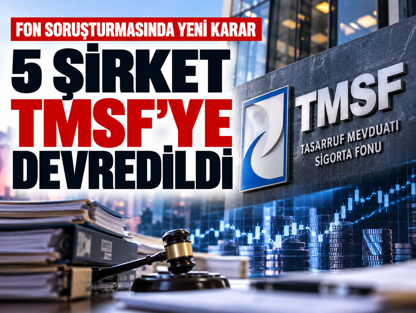 Fon soruşturmasında 5 şirketin yönetimi TMSF'ye devredildi
