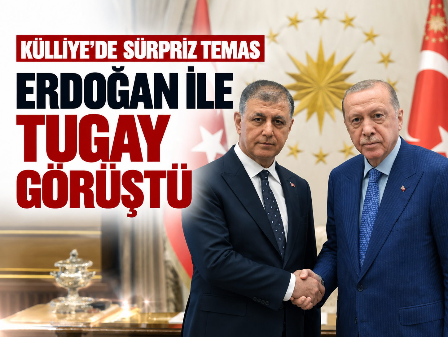 Cemil Tugay’dan Külliye ziyareti: Erdoğan ile görüştü