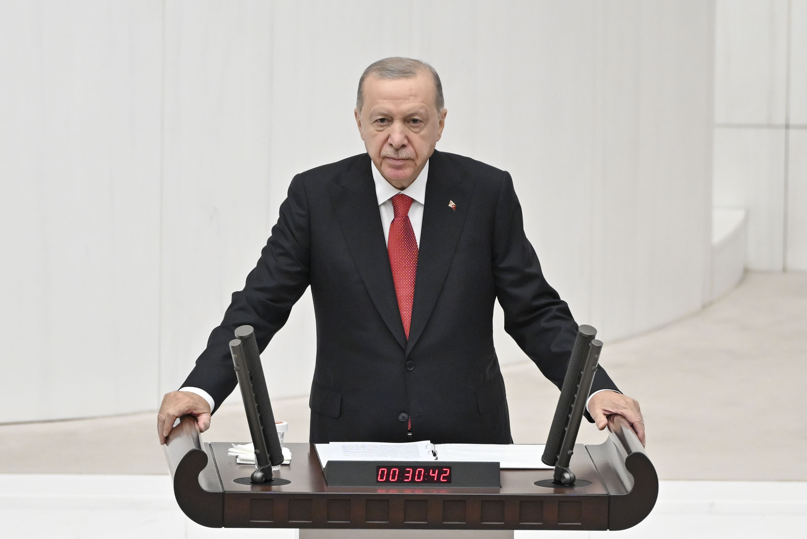 Cumhurbaşkanı Erdoğan yeni yasama yılı açılışında konuşuyor