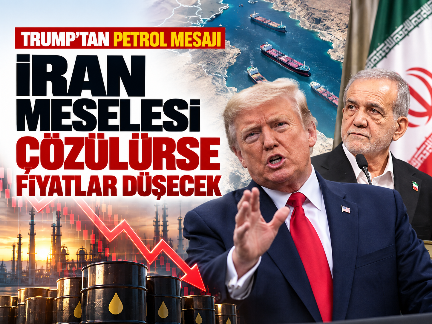 Trump petrolün yönünü İran’a bağladı: Daha da düşebilir