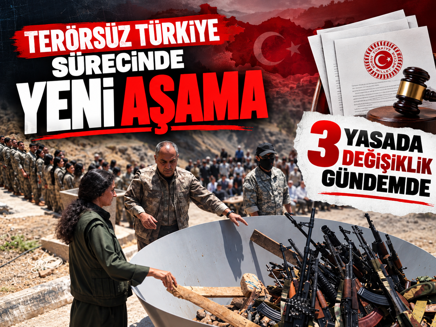 Terörsüz Türkiye sürecinde yeni aşama: Üç yasada değişiklik gündemde